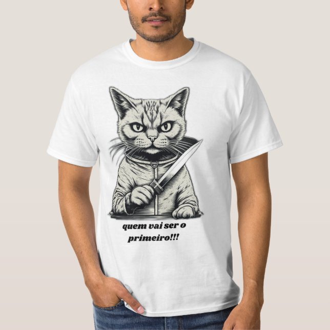 Camiseta gato mau (Anverso)
