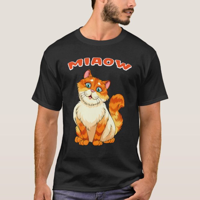 Camiseta Gato Maúlla Gato (Anverso)