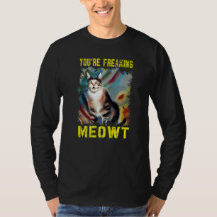Camiseta Gato Me estás asustando Gato Meme Vintage