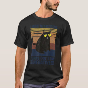 Camiseta Gato, me probaron la paciencia, soy retro negativo