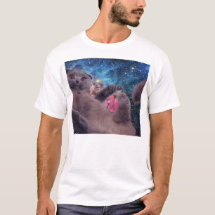 Camiseta Gato mega de Derp en espacio