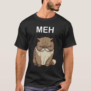 Camiseta Gato meh    Ca para gato papá mamá