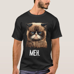 Camiseta Gato Meh Gato Citas de Gatito Hombres mujeres
