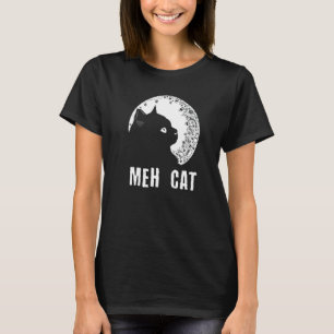 Camiseta Gato Meh Gato Humor Gatito Introvertida Mamá Gat