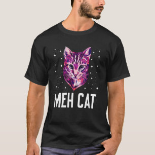 Camiseta Gato Meh Humor de Gato Gatito Introvertido Mamá Ga