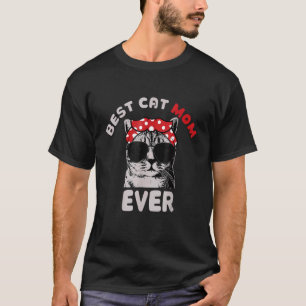 Camiseta Gato Mejor Mamá Gato Del Mundo Maúlla con mi Camis