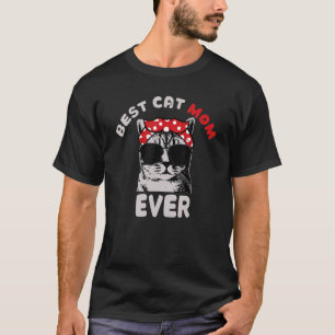 Camiseta Gato Mejor Mamá Gato Del Mundo Maullar Con Mi Gato