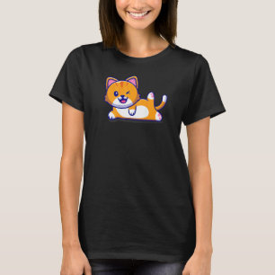 Camiseta Gato Mejor Yoga Impresión en la parte trasera