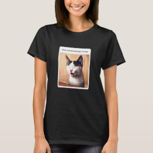 Camiseta Gato Meme Bebedor De Cerveza Alcohol