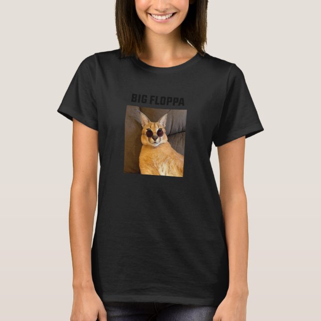 Camiseta Gato Meme Big Floppa 1 (Anverso)