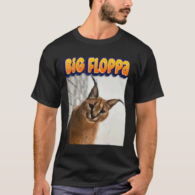 Camiseta Gato Meme Big Floppa 3 (Anverso)