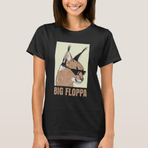 Camiseta Gato Meme Big Floppa Caracal Gatos Divertidos Cool
