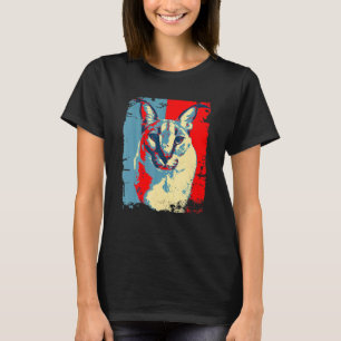 Camiseta Gato Meme Big Floppa Lindo Gato Caracal Retro Dist