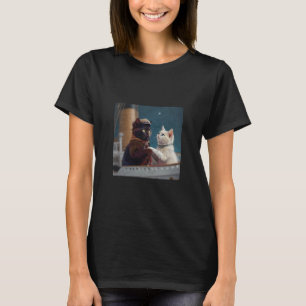 Camiseta Gato Meme Divertido Película Titanic Hombres Barco
