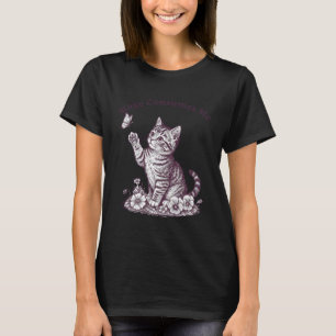 Camiseta Gato Meme Furia Me Consume Divertido Enojado Gatit