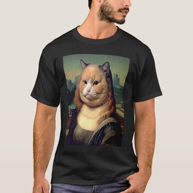 Camiseta Gato Meow Lisa (Anverso)