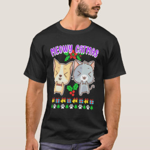 Camiseta Gato Meowy Catmas dueño de gato gatito