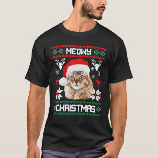 Camiseta Gato Meowy Navidades en pareja Pajamas Santa