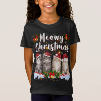 Gato Meowy Navidades en pareja Pajamas Santa