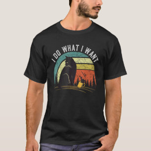 Camiseta Gato Meowy para mujeres hombres, hago lo que quier