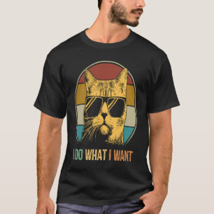 Camiseta Gato Meowy para mujeres hombres Hago lo que quiero