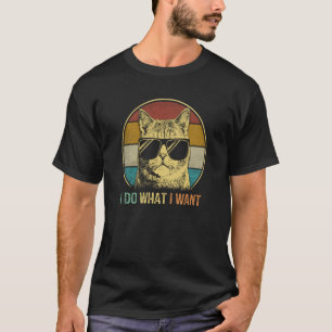 Camiseta Gato Meowy para mujeres hombres Hago lo que quiero