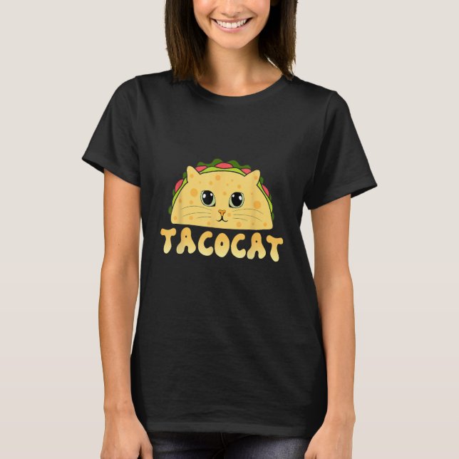 Camiseta Gato mexicano de comida Tacocat Face Cinco De Mayo (Anverso)