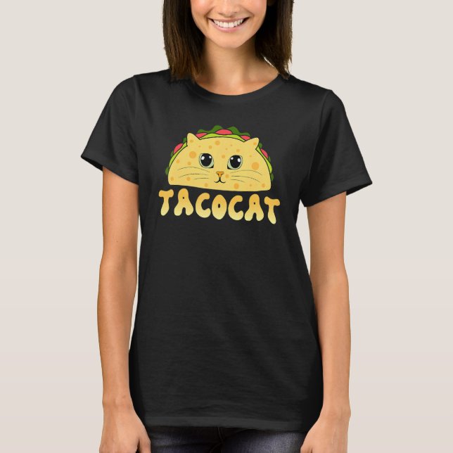 Camiseta Gato mexicano de comida Tacocat Face Cinco De Mayo (Anverso)