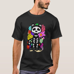 Camiseta Gato Mexicano Floral Día de Muertos Dia De Muertos