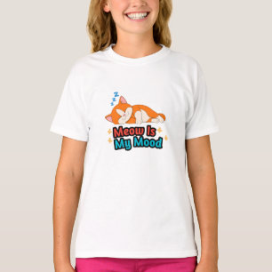 Camiseta Gato Mi Estado De Ánimo Gato Divertido