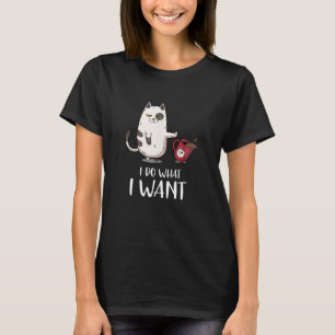 Camiseta Gato Miau Hago Lo Que Quiero Gato Gato