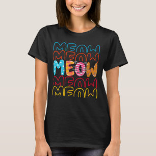Camiseta Gato Miau Mamá Gato Señora Mujer Chica Gato Día de