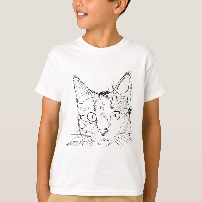 Camiseta Gato mimoso (Anverso)