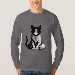 Camiseta Gato místico de Yin-Yang - Inspirado en el yoga