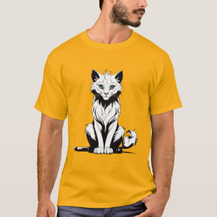 Camiseta Gato místico de Yin-Yang - Inspirado en el yoga