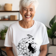 Gato místico y luna