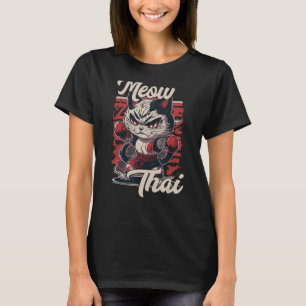 Camiseta Gato moho tailandés de combate Muay Gato de boxeo