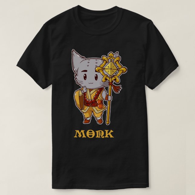 Camiseta Gato monje (Diseño del anverso)
