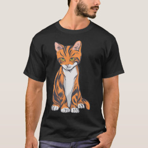 Camiseta Gato Motif Mascota de gatos de mujeres ama animal