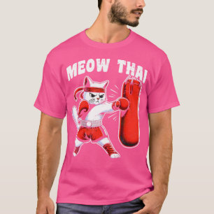 Camiseta Gato muay tailandés misero neko tailandés muay tai