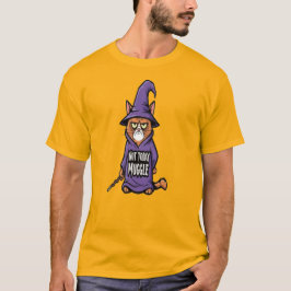 Camiseta Gato Muggle No Hoy - Gato Mágico Divertid
