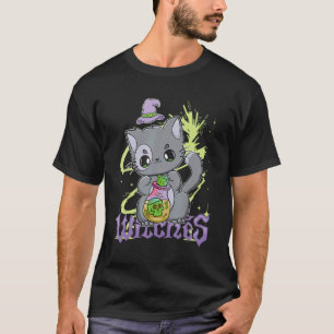 Camiseta Gato Munchkin Con Poción Mágica Para Bruja Witchco