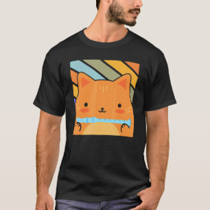 Camiseta Gato Musical Flautista Músico Instrumentista Flaut
