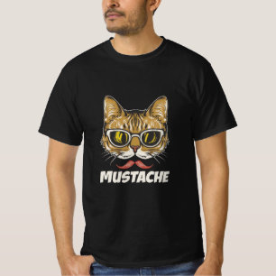 Camiseta Gato Mustache