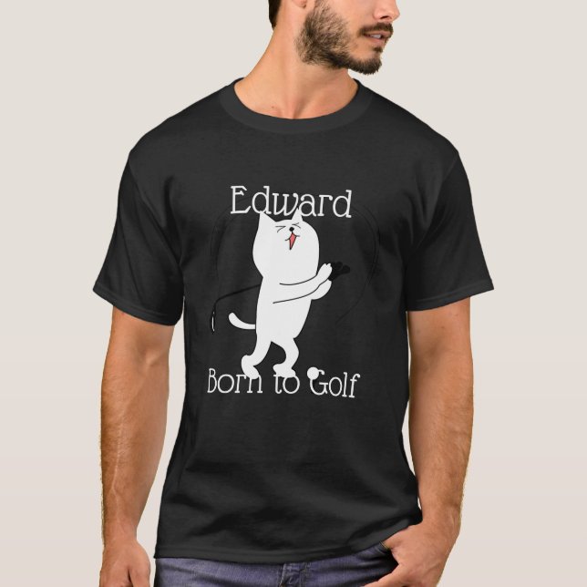 Camiseta Gato nacido en el golf (Anverso)