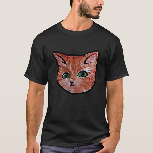 Camiseta Gato naranja (Anverso)