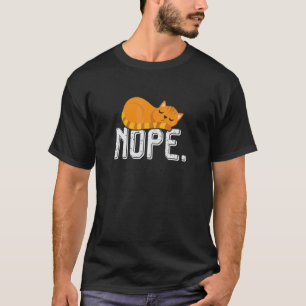 Camiseta Gato Naranja Jengibre Callejero Lindo Gato Durmien
