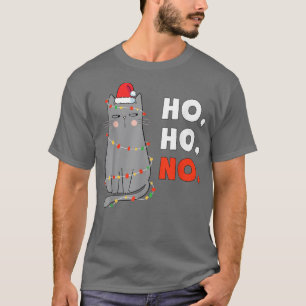 Camiseta Gato Navidades Niños divertidos Navidades de Santa
