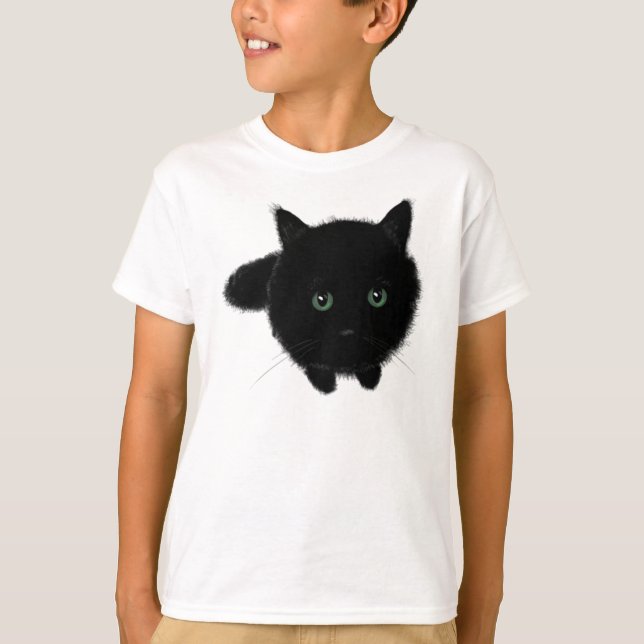 Camiseta Gato negro (Anverso)