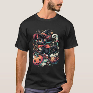Camiseta gato negro